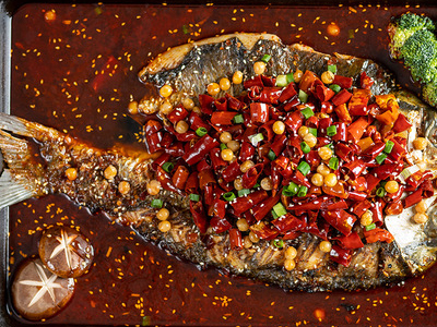 Spicy grilled fish sauce